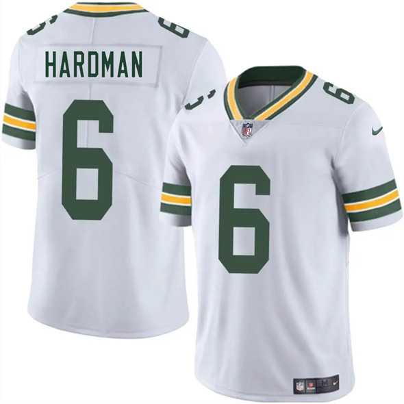 Men & Women & Youth Green Bay Packers #6 Mecole Hardman White 2025 Vapor Untouchable Limited Stitched Jersey